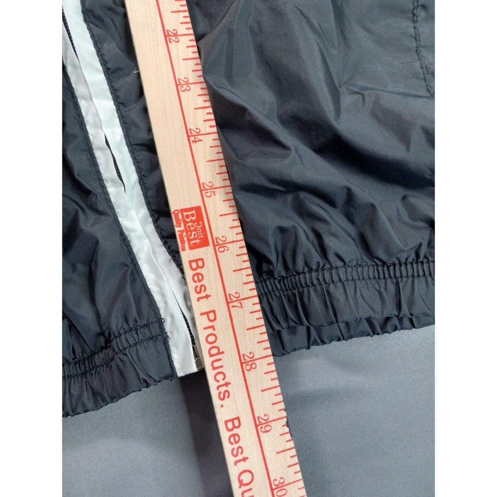 Vintage 90s Wilson Colorblock Windbreaker Jacket Green Black White Mens XL - Picture 5 of 10